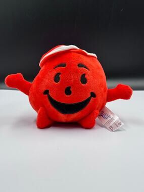 Fiesta Kool-Aid Man Plush Toy 6" Plush Red 2024 Mascot Kraft Stuffed Animal